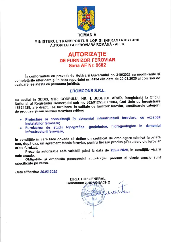 Certificat sistem management de mediu ISO 14001