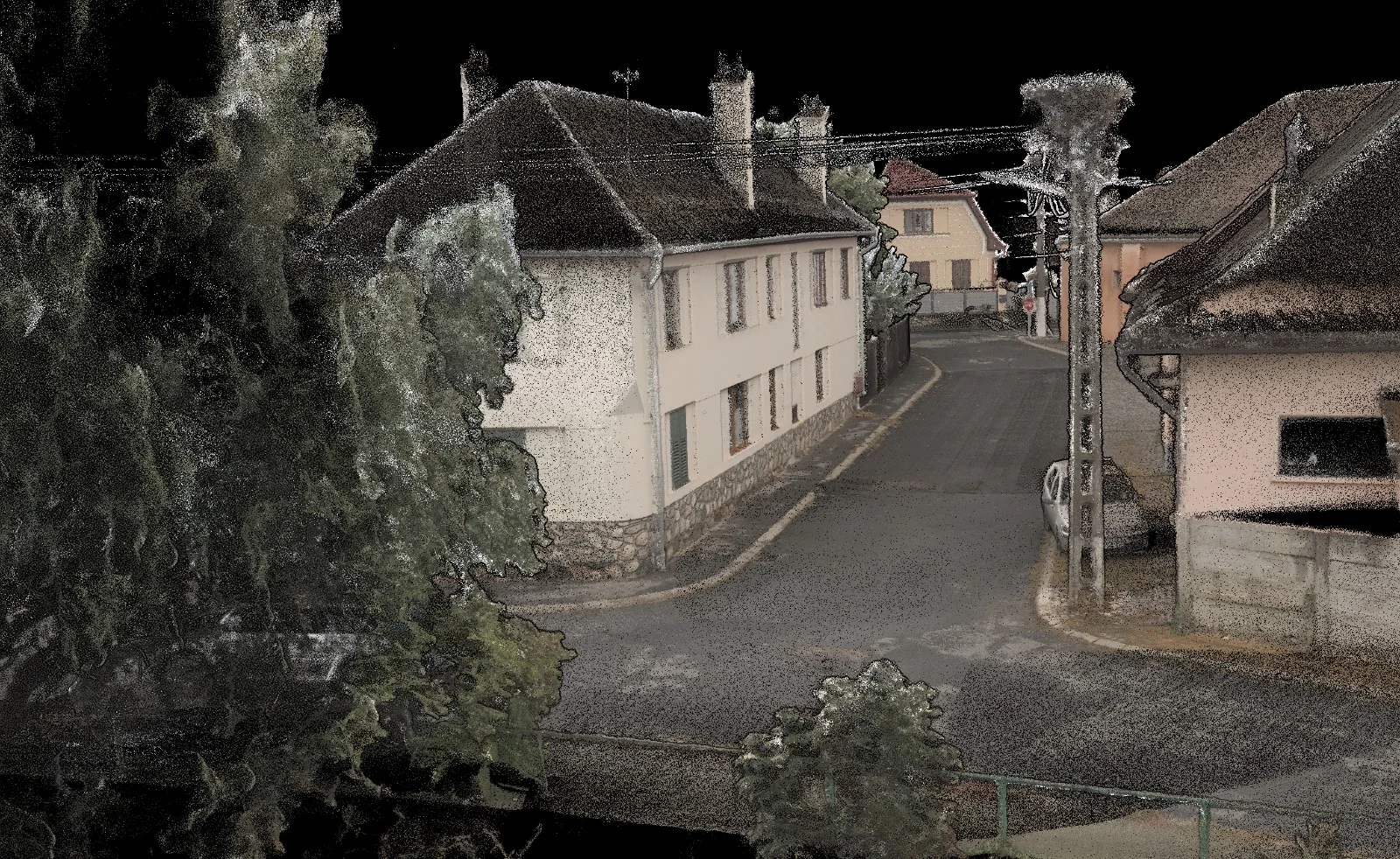 RGB colorized point cloud processed in MVPStudio, Tersus MVP S1 scan