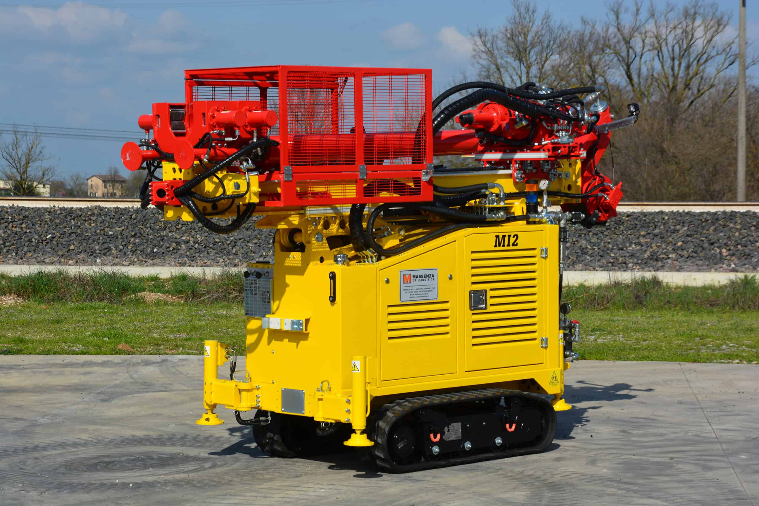 Massenza drilling rig used by Dromcons for high-precision geotechnical drilling